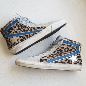 GOLDEN GOOSE LEOPARD PRINT SLIDE ARCHIVE Sz.39